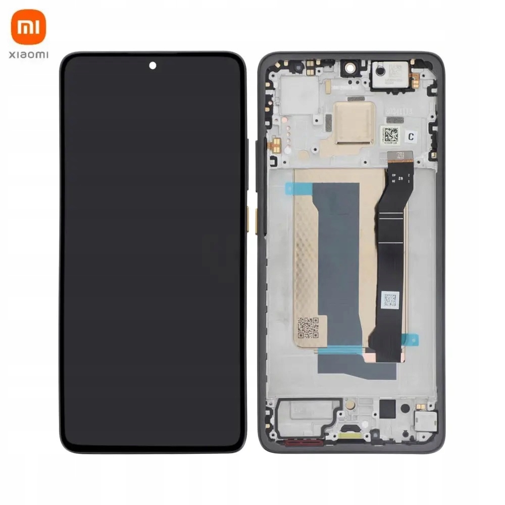 Wyswietlacz Xiaomi Poco X7 Pro Oryginał Ramka Czarna