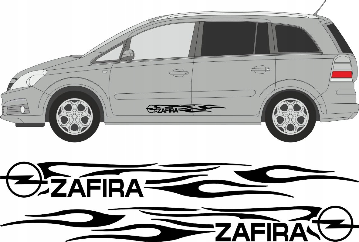 

Naklejki na samochód Opel Zafira drzwi 100 cm