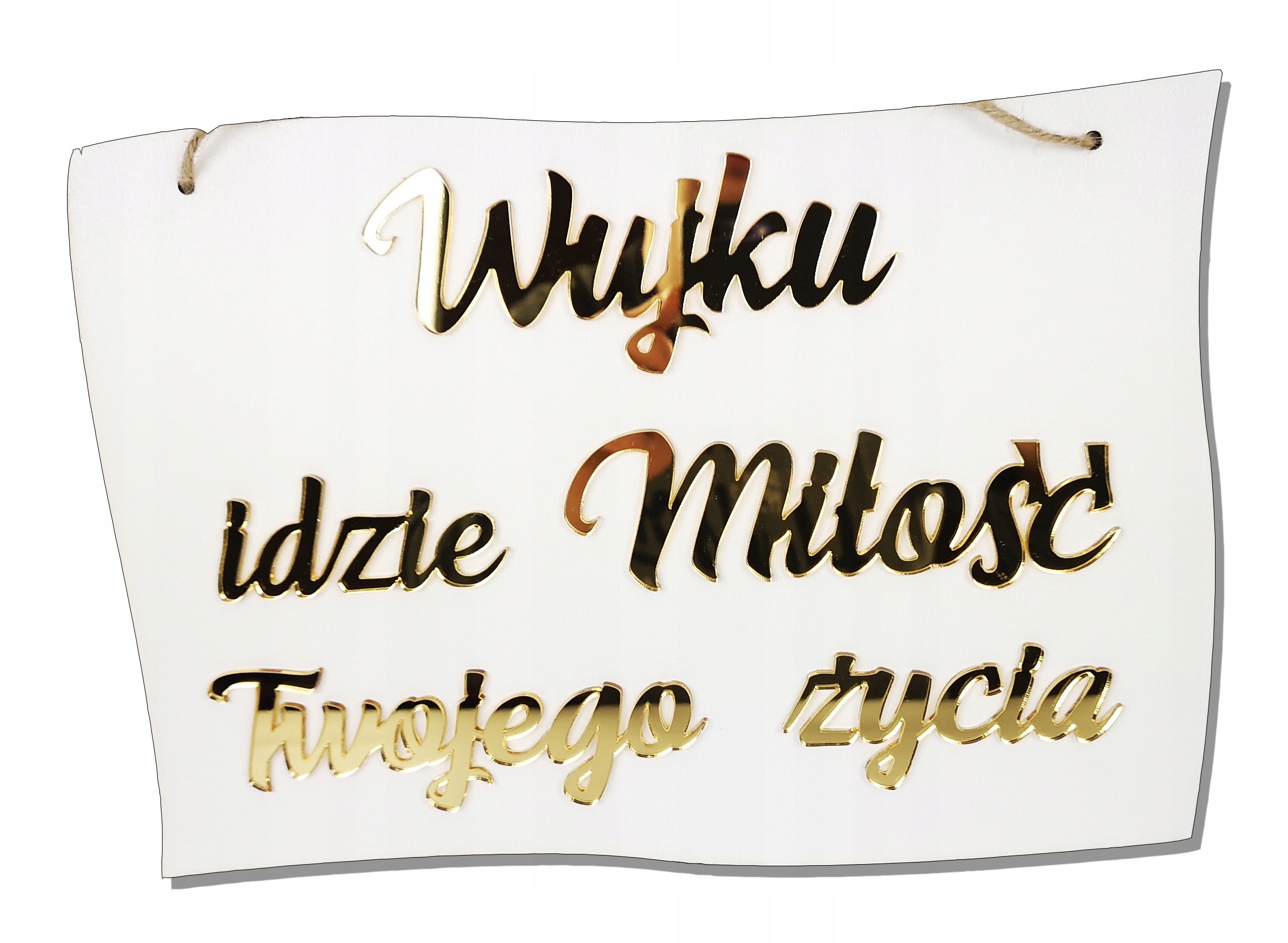 

Tabliczka Wujku Idzie Miłość Twojego Życia Wesele