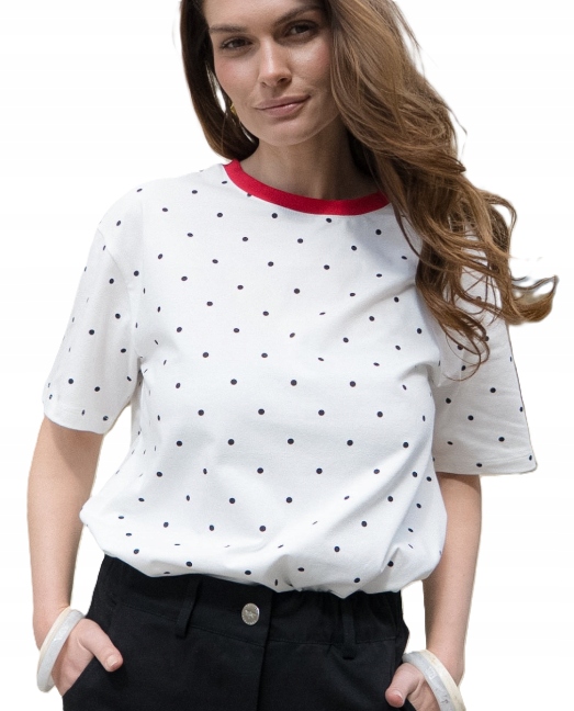 Lemonada Tričko Halenka s puntíky Bílá Červená Tmavě modré Puntíky New
