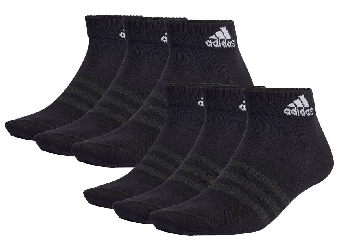 

Skarpety Adidas Czarne Thin Light 6-pak M