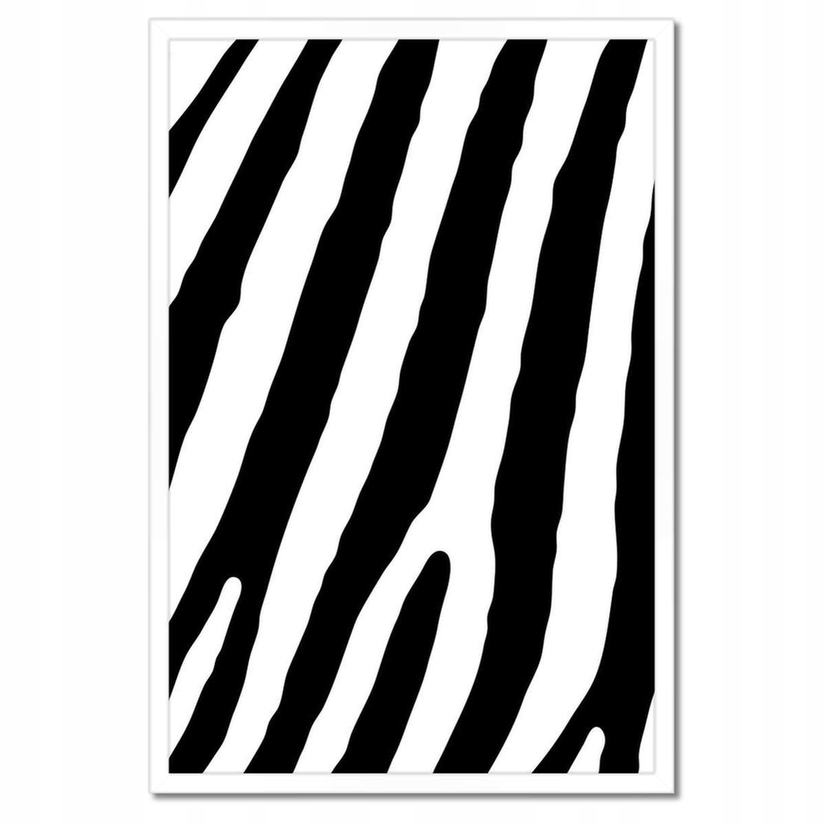 Plakáty v rámu 40x60 Zebra Pruhy