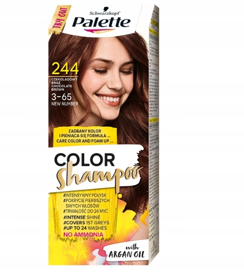 

Palette Szampon Kol. 244/3-65 Czekoladowy Brąz