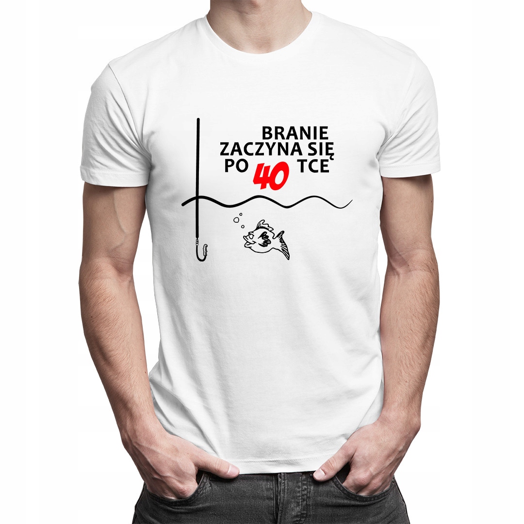 

Śmieszna koszulka na 40 urodziny dla mężczyzny