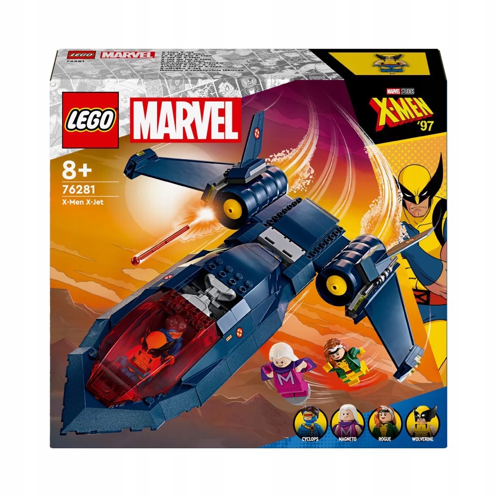 stavebnice Lego Heroes 76281 Letadlo X-Menů