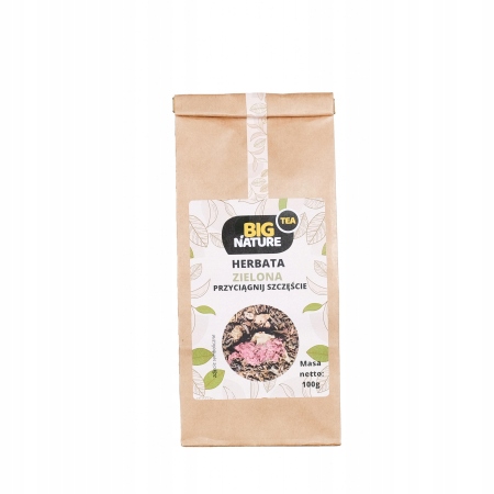Herbata zielona PRZYCIĄGNIJ SZCZĘŚCIE 100g - BIG NATURE — 2