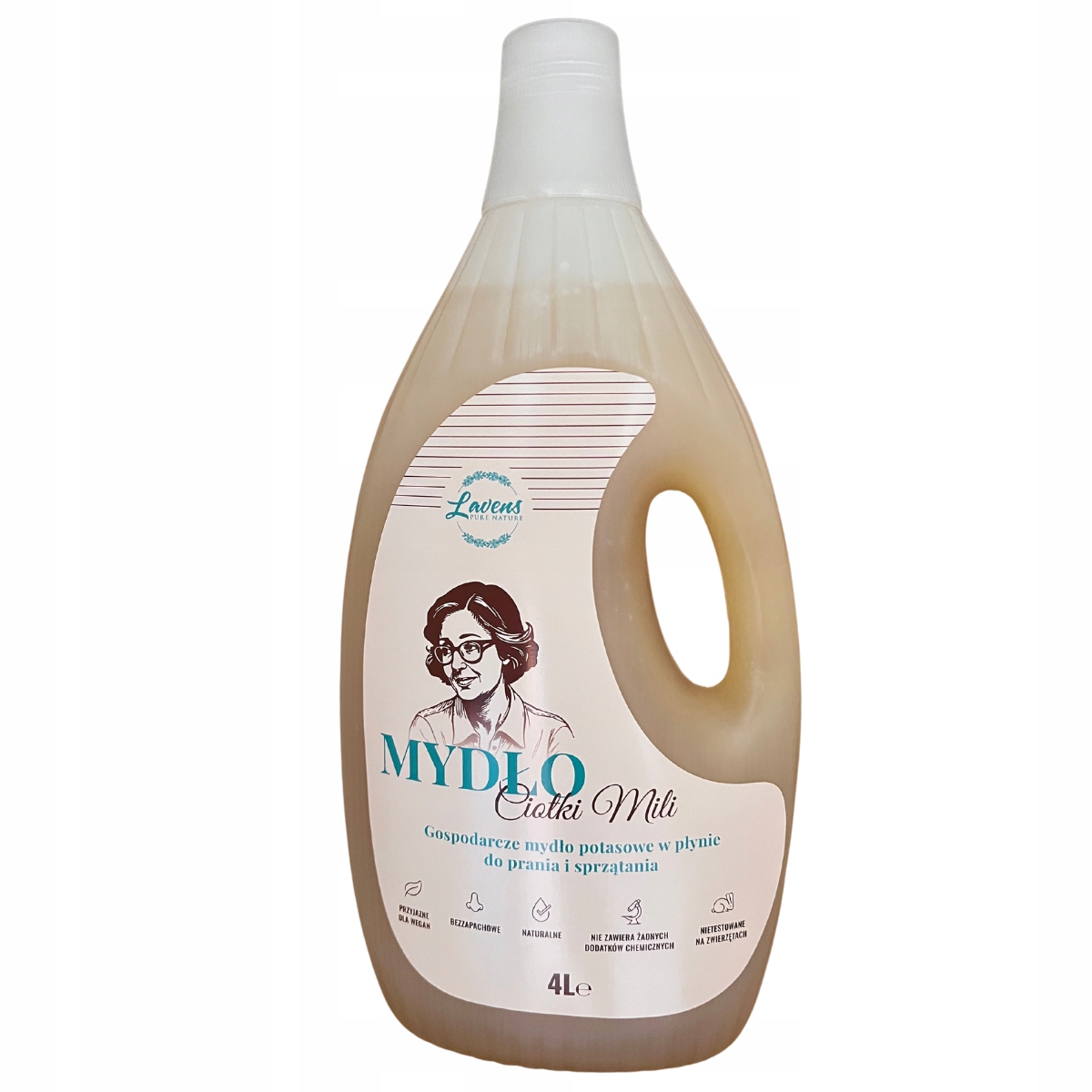 Přírodní prací a čisticí prostředek Šedé draselné mýdlo Univerzální 4 l