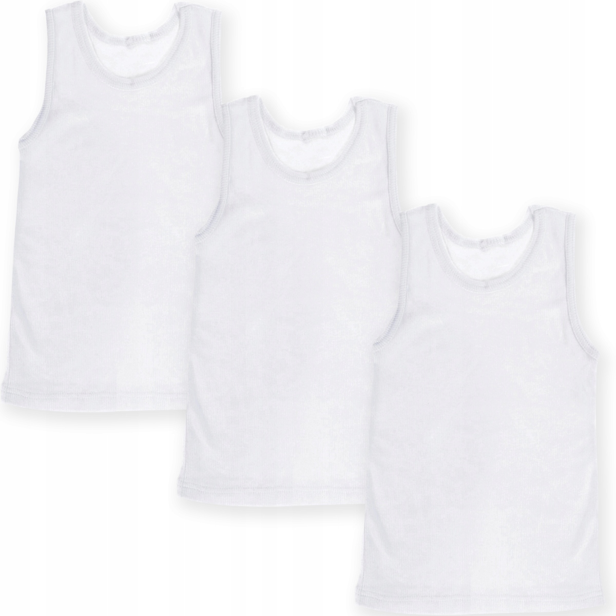 

3-PAK Koszulka Na Ramiączka letnia prążkowana 152