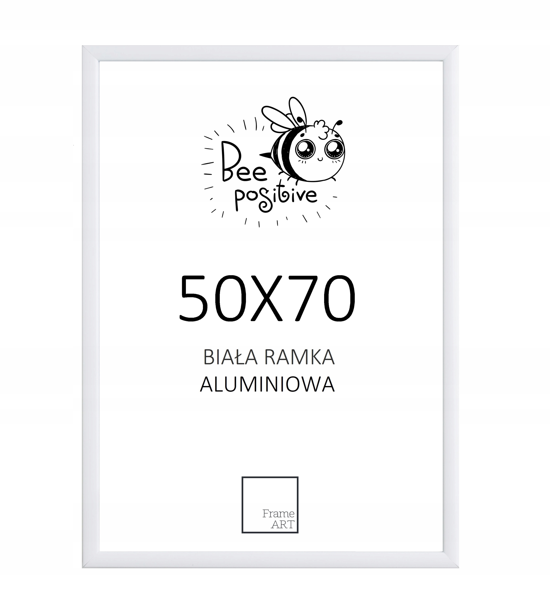 

Biała Rama Aluminiowa 50x70 Puzzle Plakat 70x50