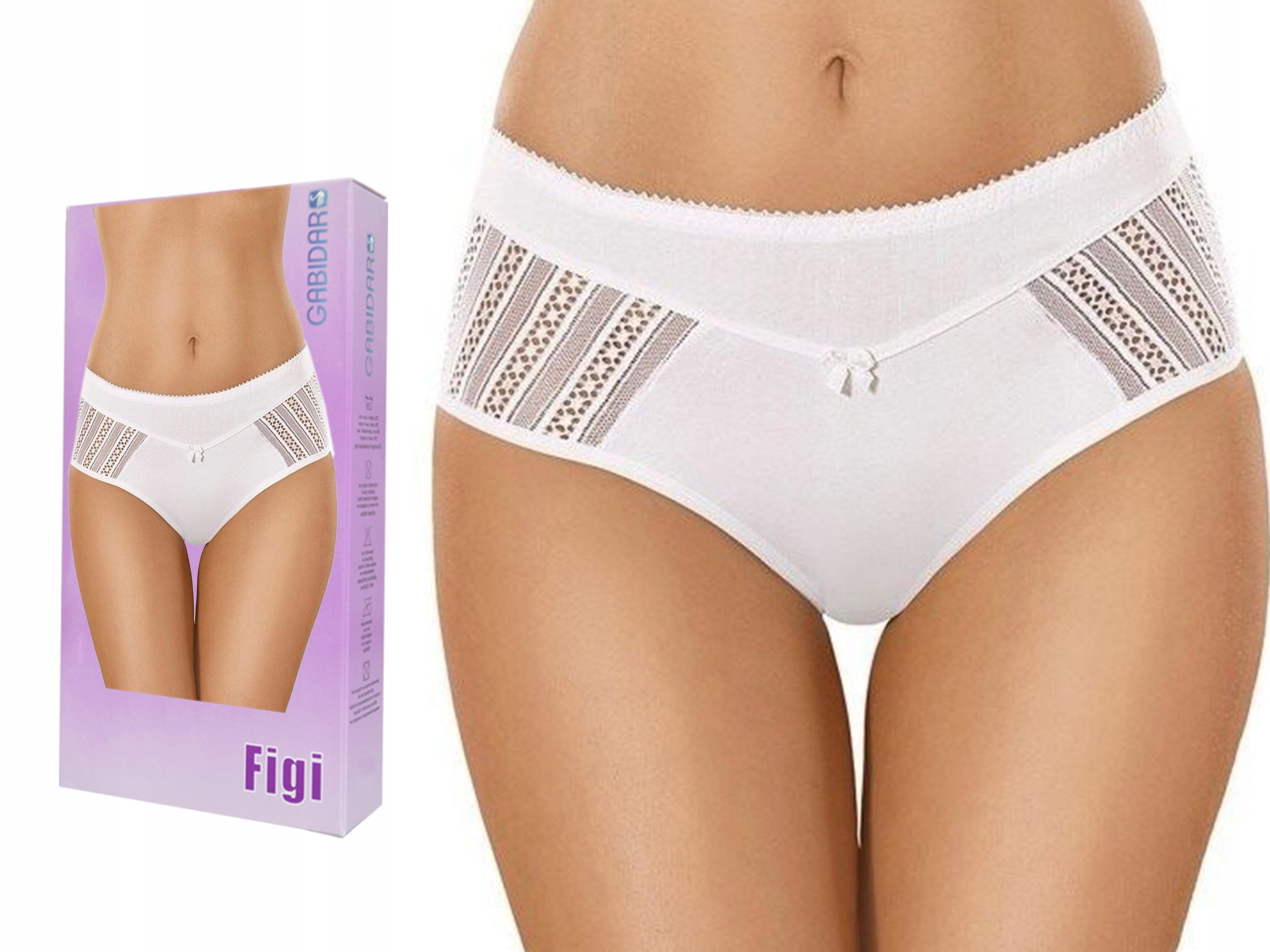 

Figi pełne Gabidar 062 Bawełna , Białe , XXL