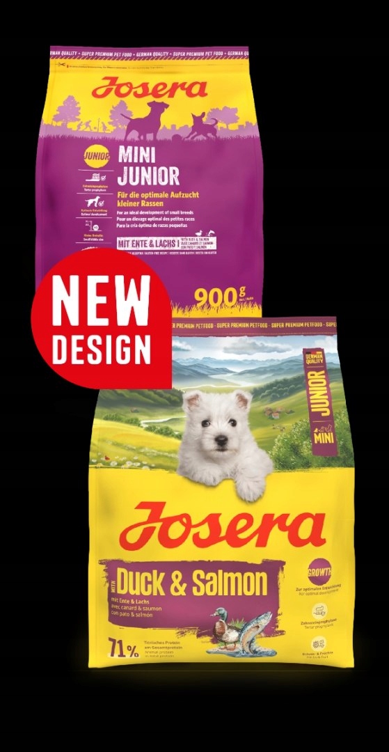Levně Josera Mini Junior Kachna & Losos 10kg Krmivo pro štěňata malých plemen Josera