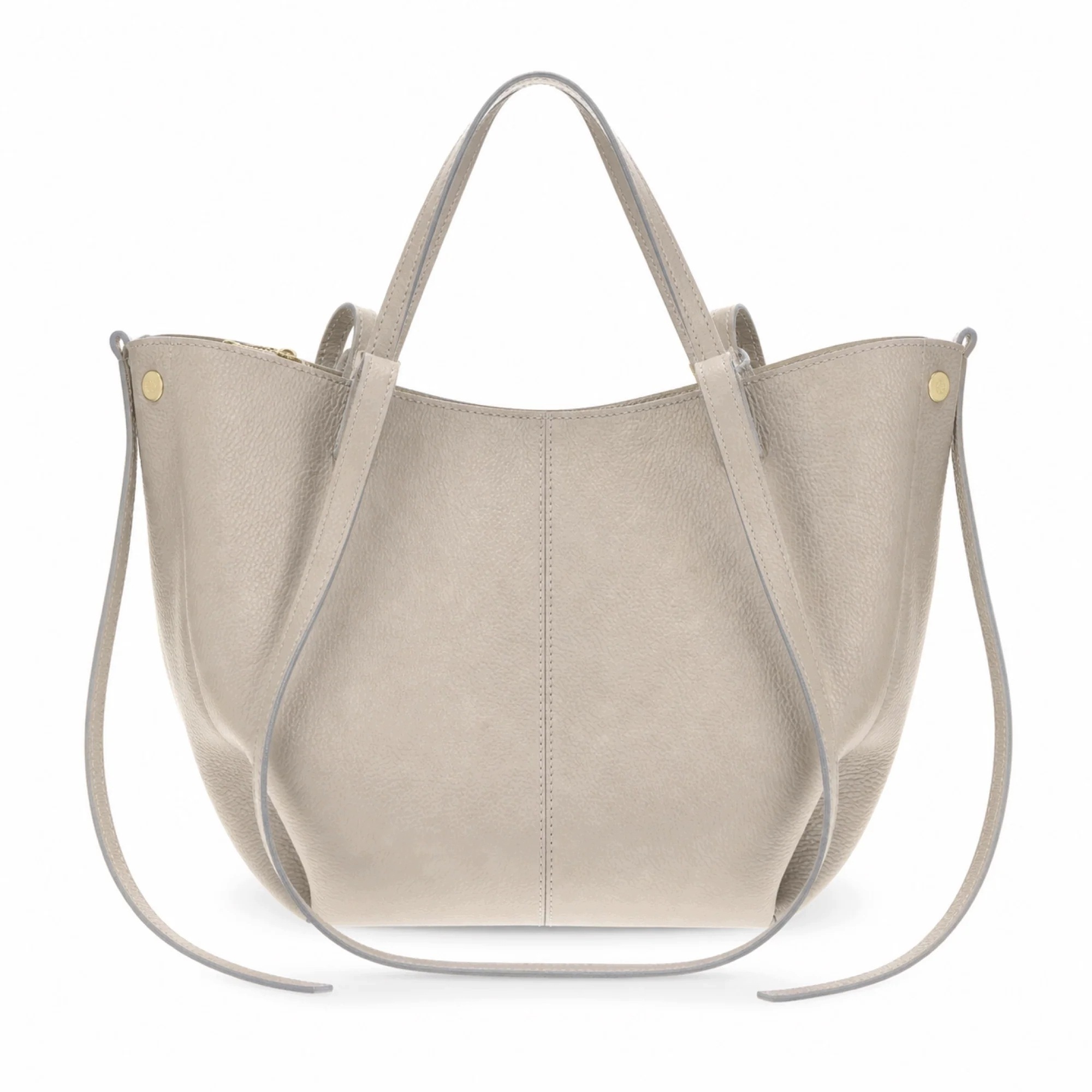 Dámská shopper kabelka Laura Biaggi přírodní kůže velká A4 Marmo
