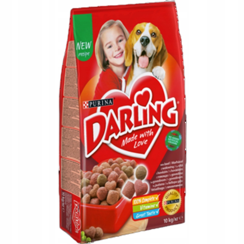 Levně Krmivo Darling Sp S Masem A Zeleninou 10 Kg