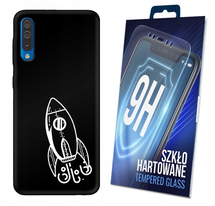 

100 wzorów Etui+szkło do Samsung Galaxy A50 Czarne