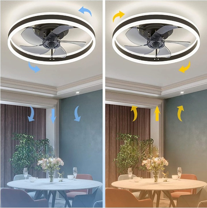 ŻYRANDOL WENTYLATOR SUFITOWY WIATRAK LAMPA LED 60W Marka inna