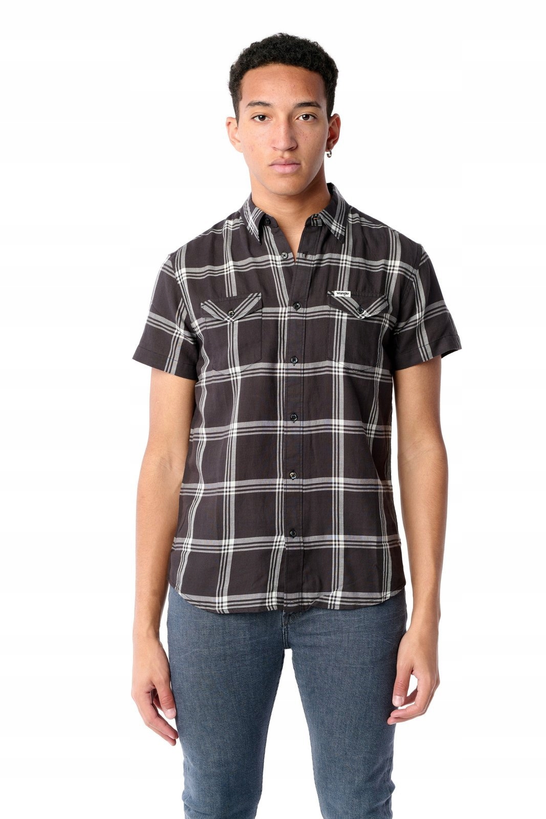 WRANGLER FLAP SHIRT FADED BLACK W5J5ORXV6 L