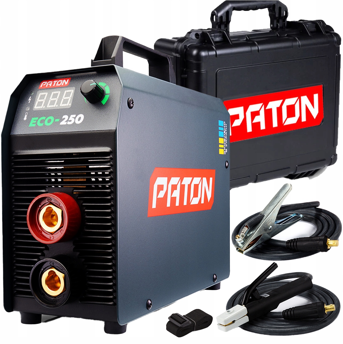 Зварювальний апарат PATON ECO 250 з інверторним зварюванням, MMA TIG LIFT, корпус для дугового зварювання електродами