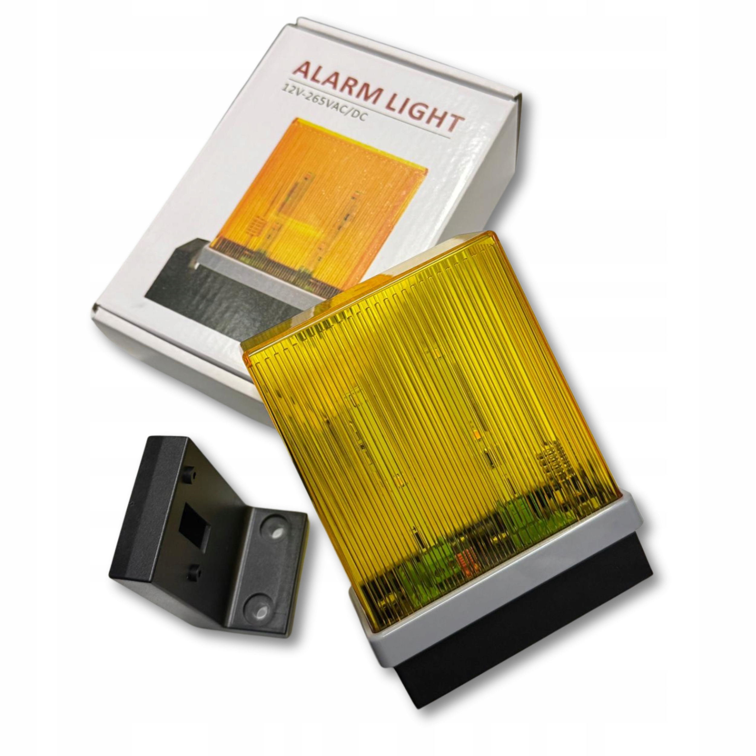 Led Garážová Signalizační Lampa Žlutá 12–265 V Ac/dc