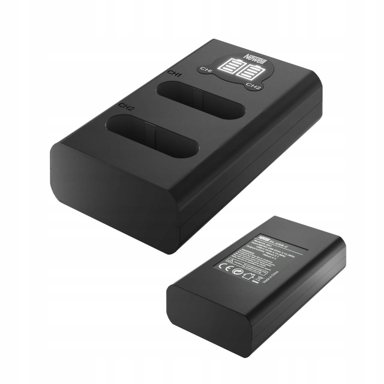 Ładowarka dwukanałowa Newell Dl-usb-c do akumulatorów LP-E8 Canon