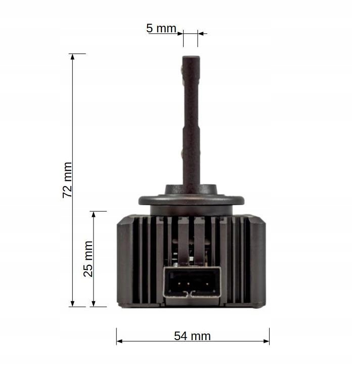 Żarniki LED D1S CANBUS 2x35W 9000LM CSP HP Moc 35 W