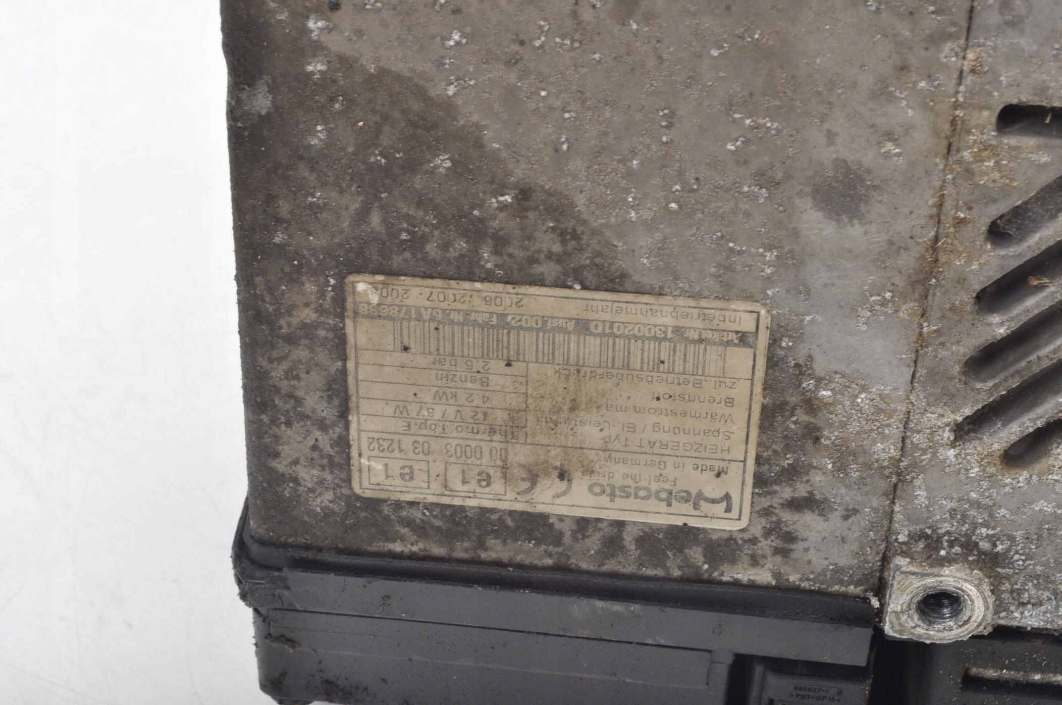 HONDA ACCORD VI 1.8 WEBASTO PODGRZEWACZ 66724A Jakość części (zgodnie z GVO) O - oryginał z logo producenta pojazdu (OE)