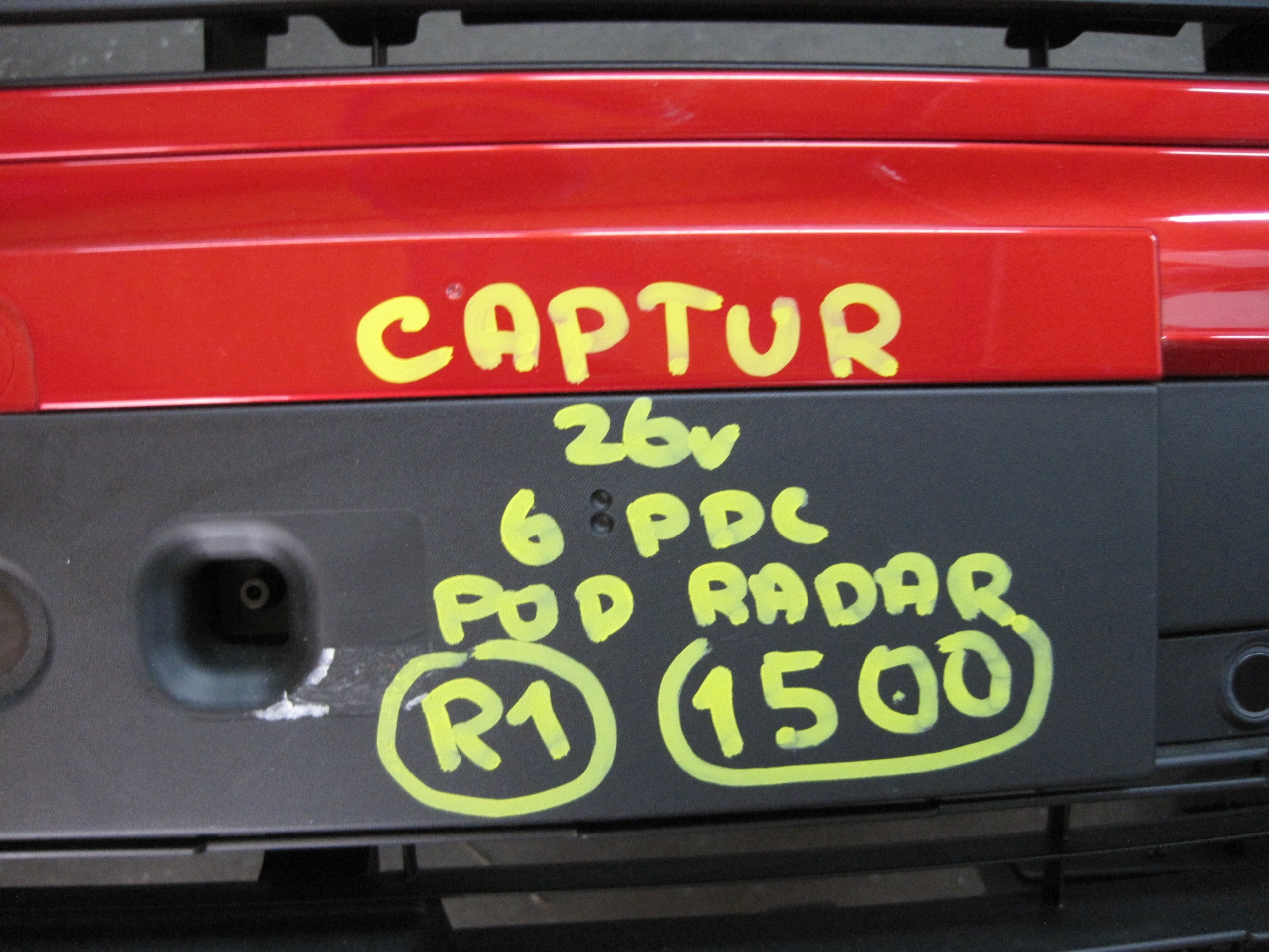 bumper RENAULT CAPTUR II LIFT 6 PDC front front