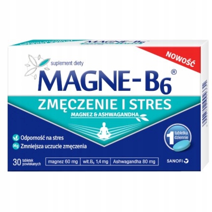 Magne-B6 únava a stres, 30 tabliet