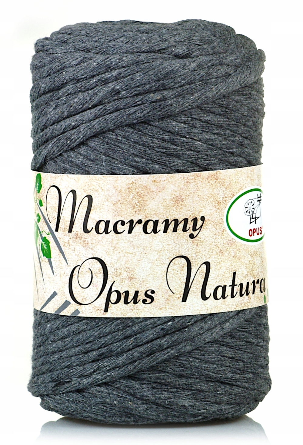 Sznurek|opus|macrama Kręcona Twisted|nr 106 Popiel