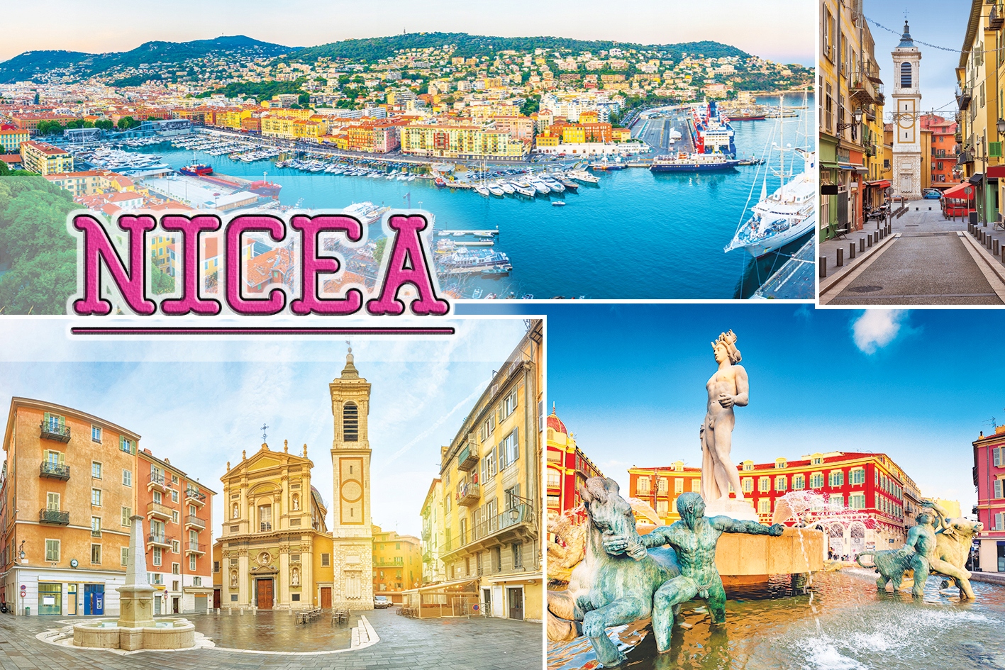 Magnesy na lodówkę miasta - NICEA