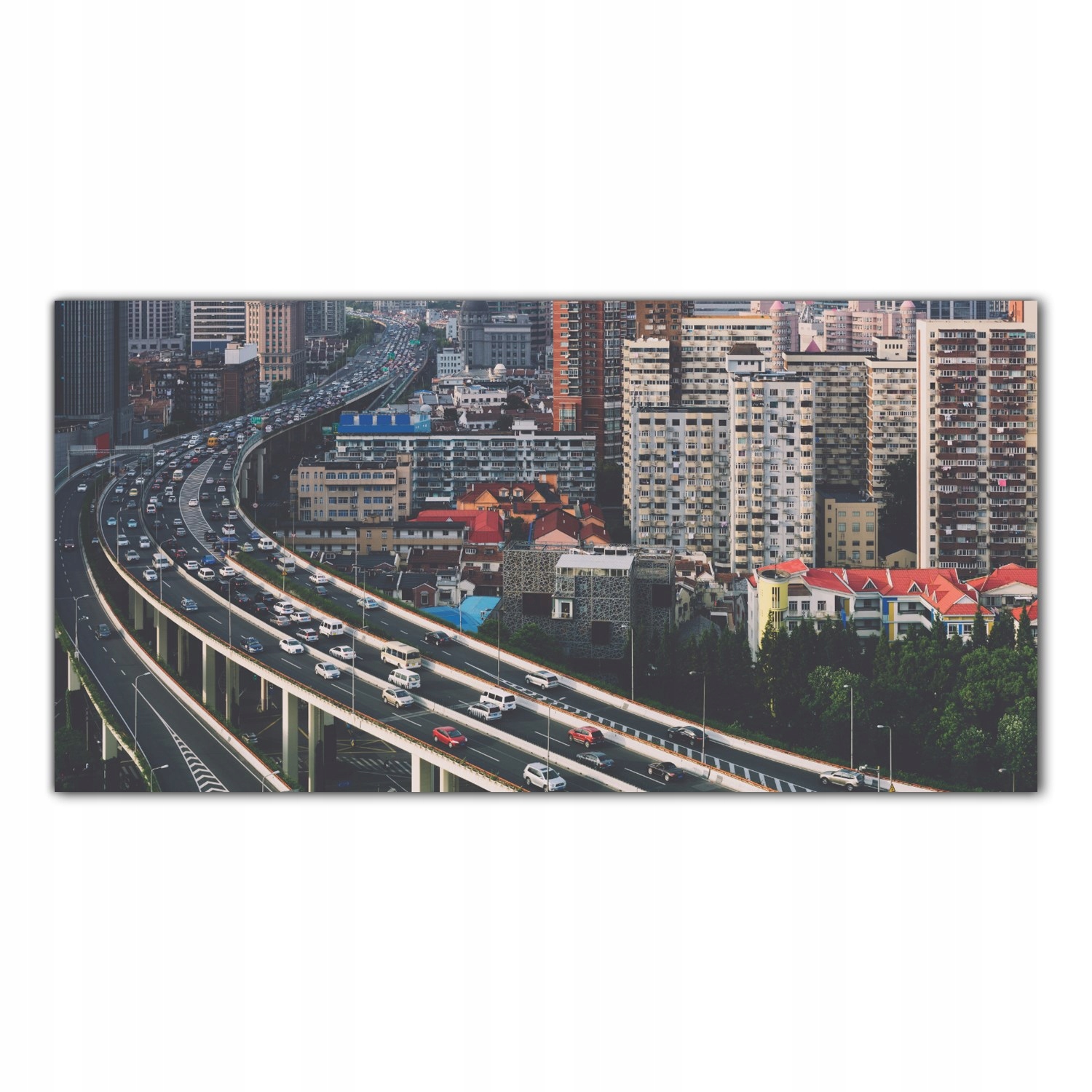 

Obraz na szkle Foto Shanghai Droga Miasto 140x70
