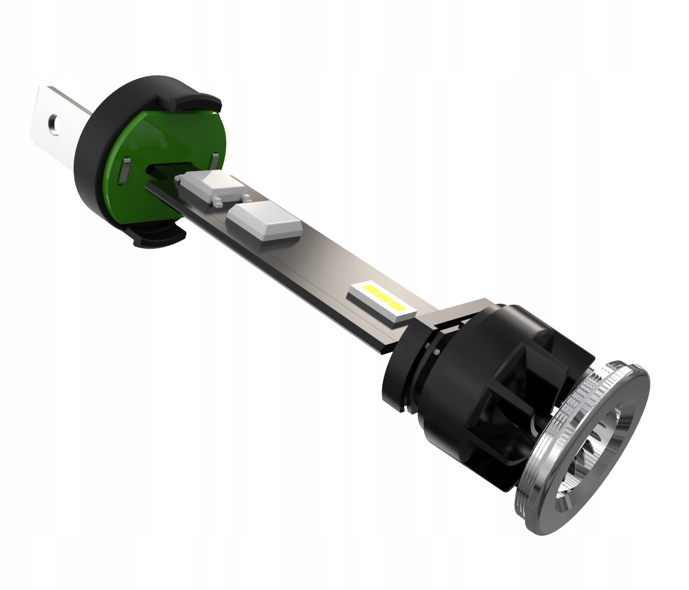 ZAROWKI LED i7 H7 CSP LIGHT 400 HOMOLOGACJA E11 Light beam 7200 lm