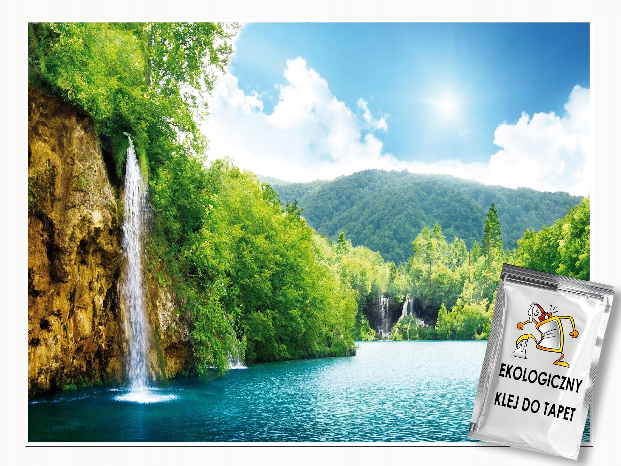 Fototapeta Vodopád Příroda Jezero Obývací Pokoj Ložnice Tapeta Na Zeď 250x175