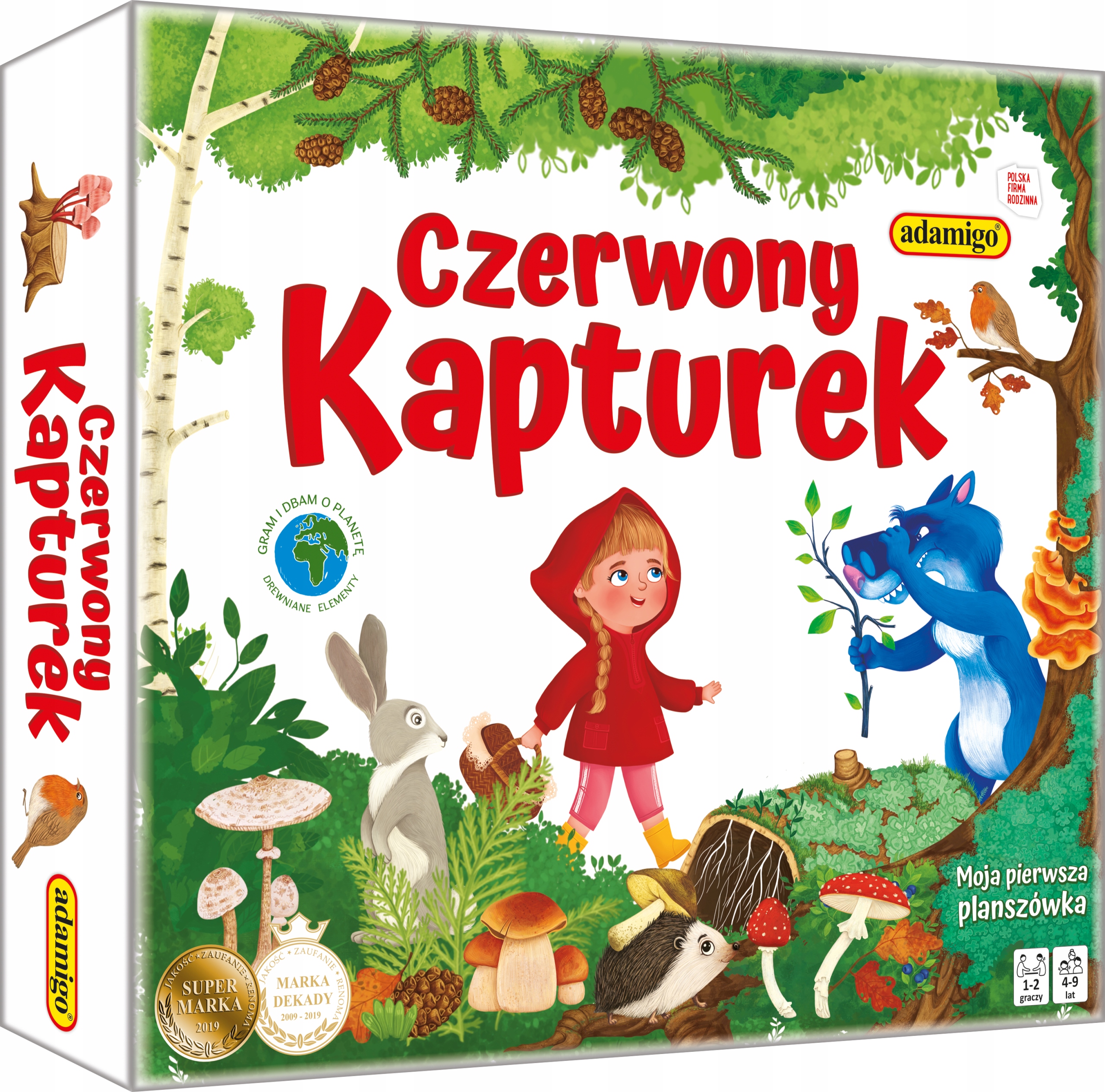 

Gra Czerwony Kapturek moja pierwsza planszówka