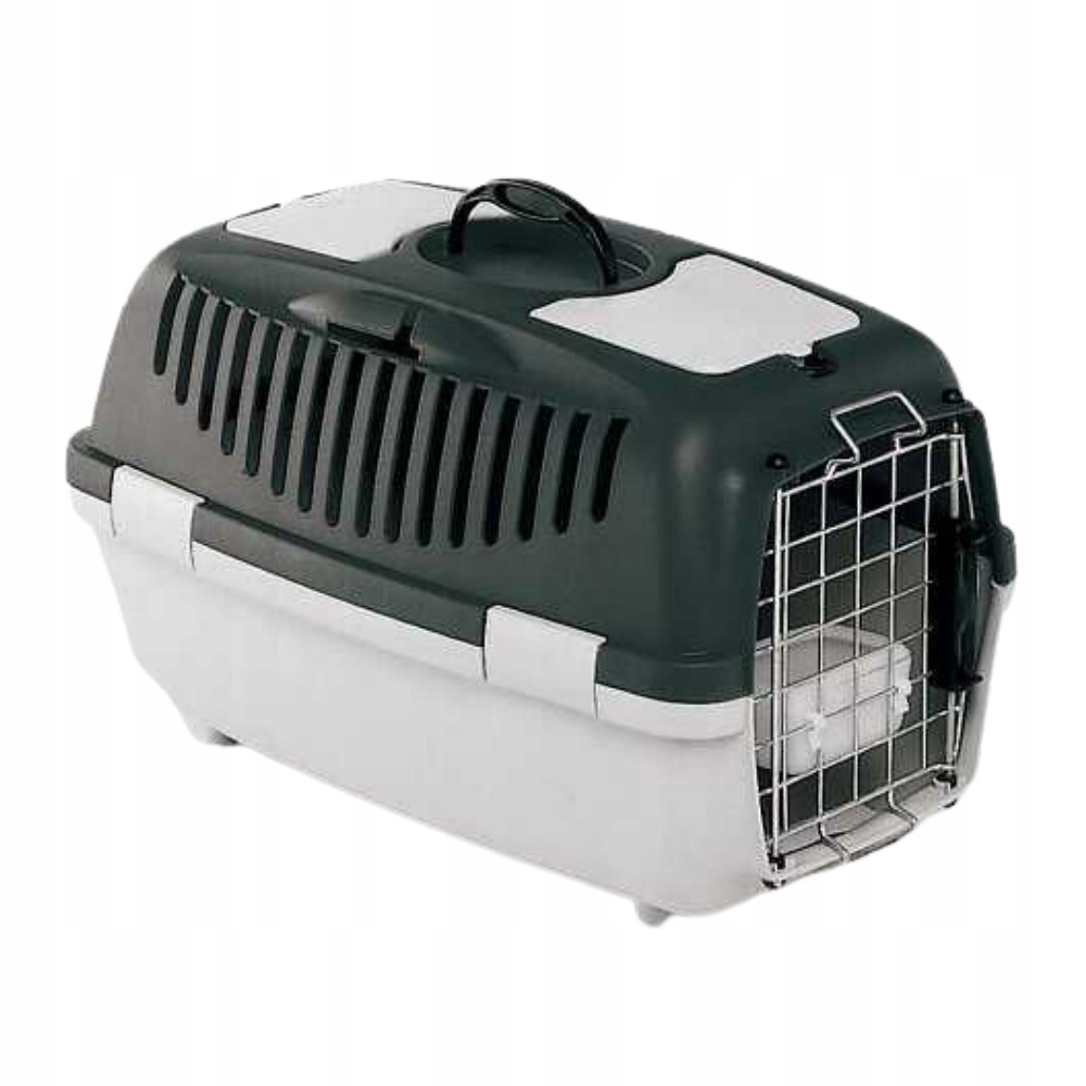 Levně Gulliver 3 Deluxe s miskou kovová dvířka, šedá