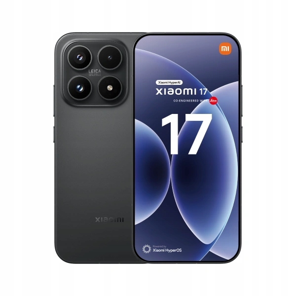 Smartfon Xiaomi 17 12+512 Gb 5G Czarny 6,3" Oled 120 Hz 6330 mAh