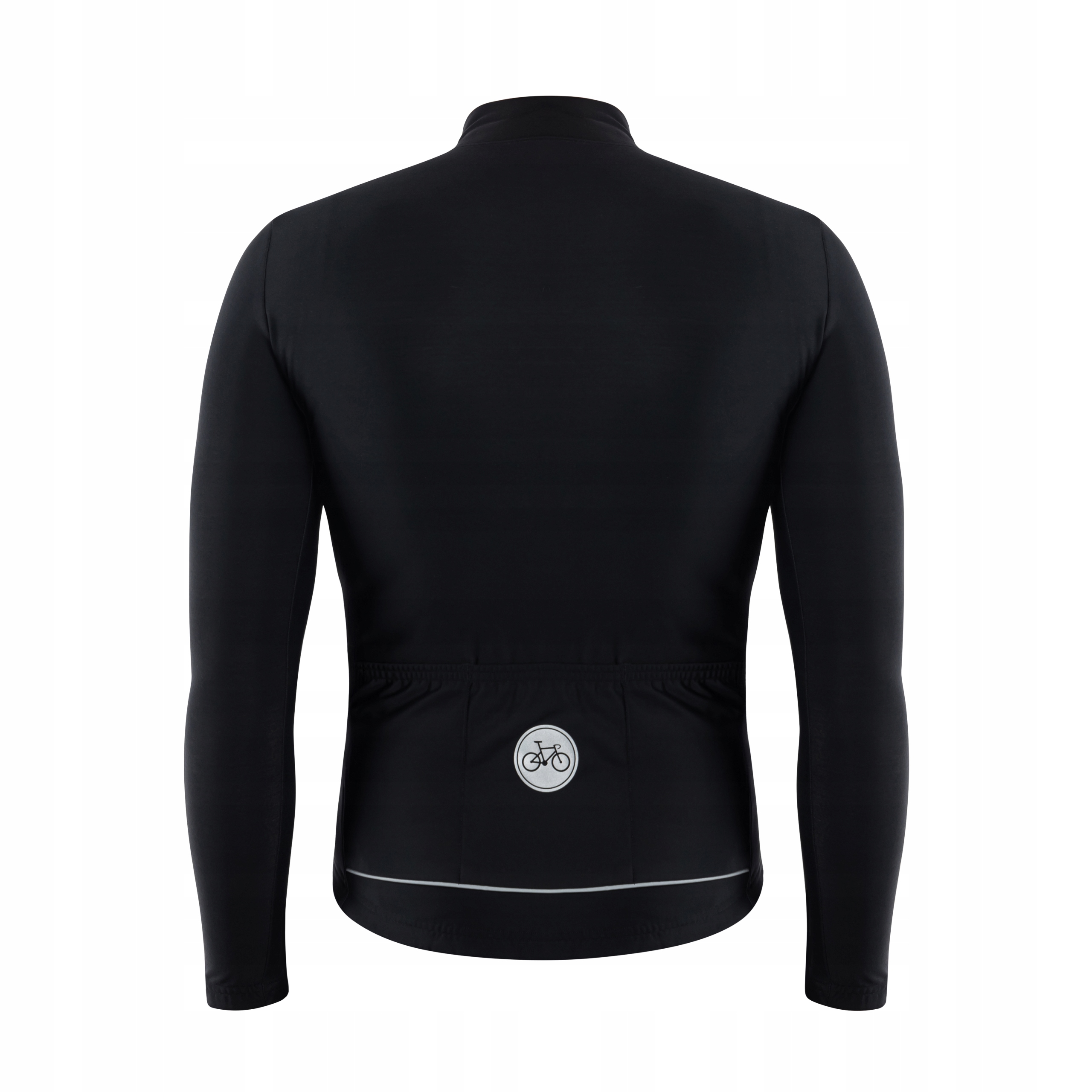 OCIEPLANA BLUZA KOLARSKA CZARNA XL, ODBLASKI, LOKOSPORT, SZOSOWKA. Marka inna