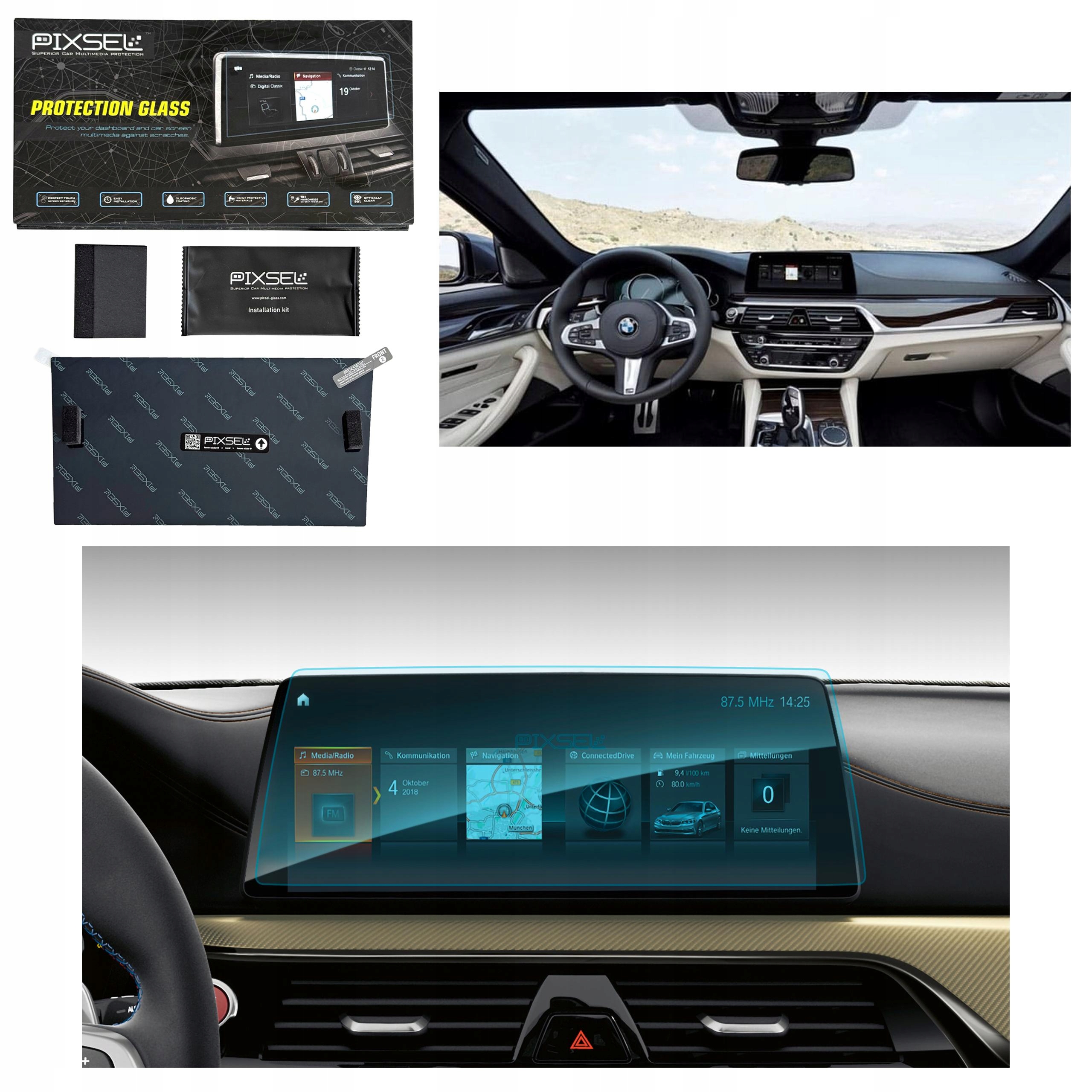 Matowe Szkło Ochronne Bmw 5/M5-13.4“ 2017-2020 G30,G31,G38,F90