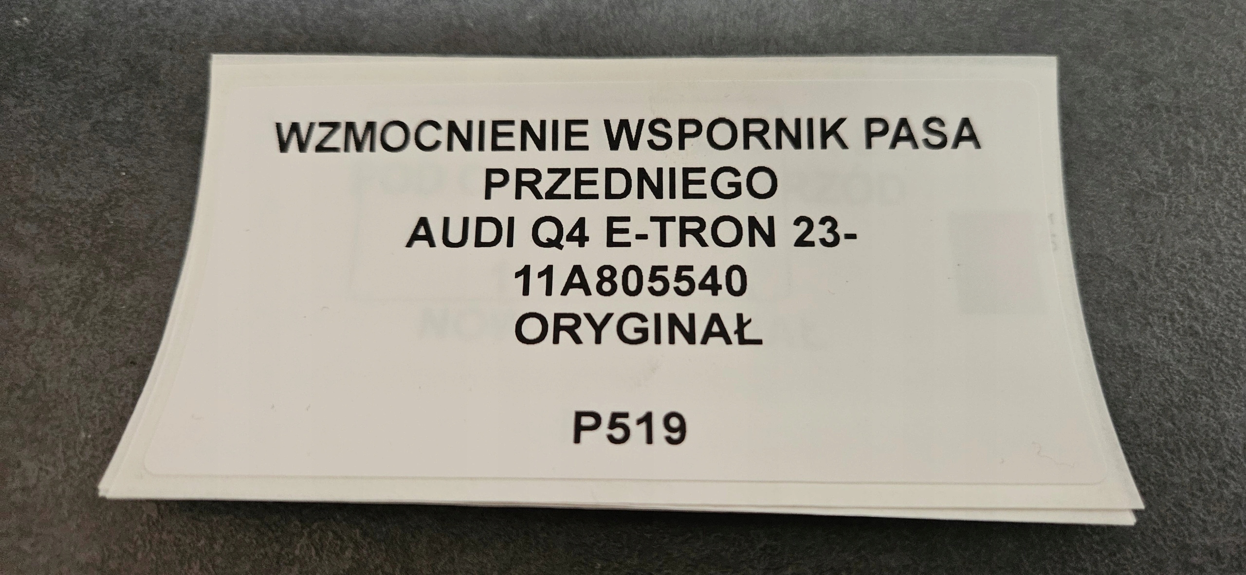 querstrebe strebe versteifung vorne AUDI Q4 E-TRON 23