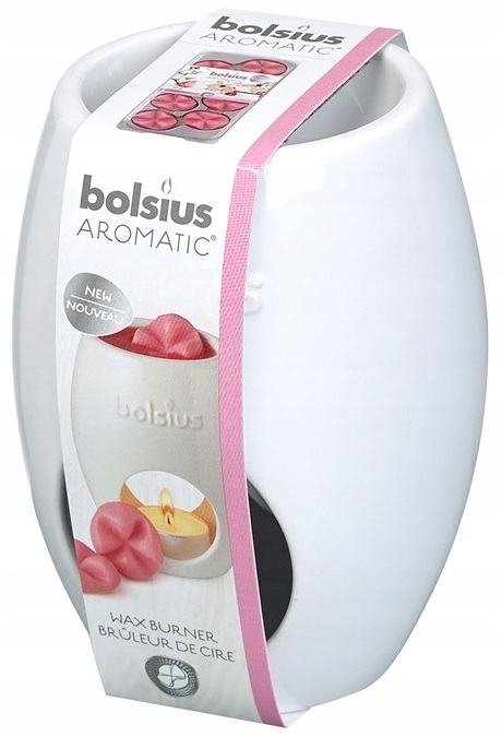 

Bolsius Aromatic Kominek do wosków elipsa biały