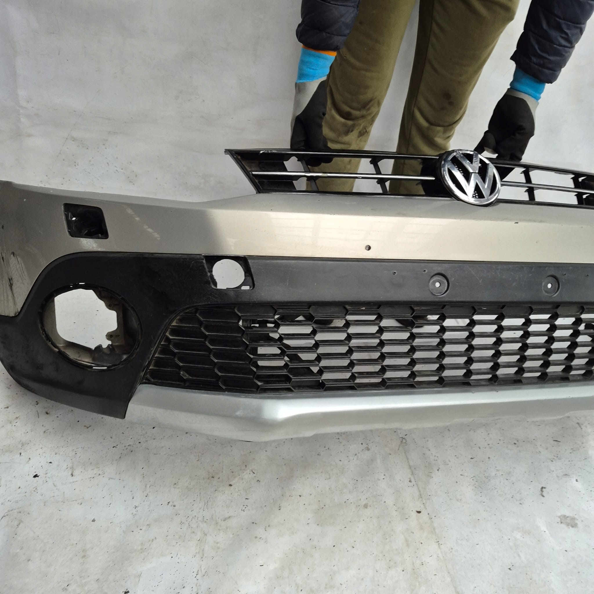 VW POLO 6R CROSS 09- bumper front front SPR