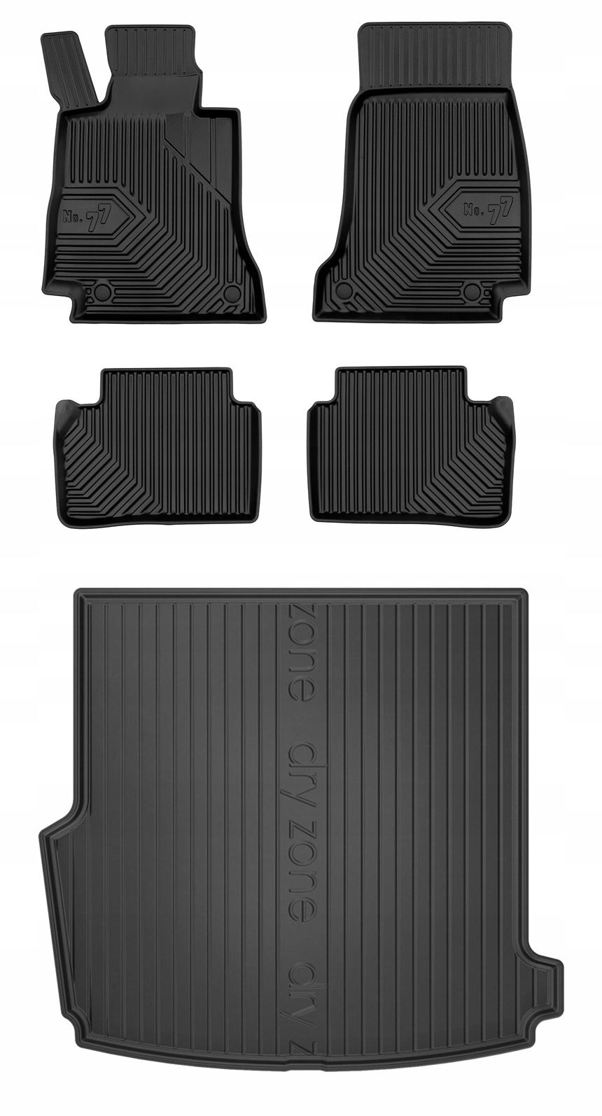 Set 77 Koberce a rohože Mercedes-Benz třídy E S213 Kombi 2016-2023