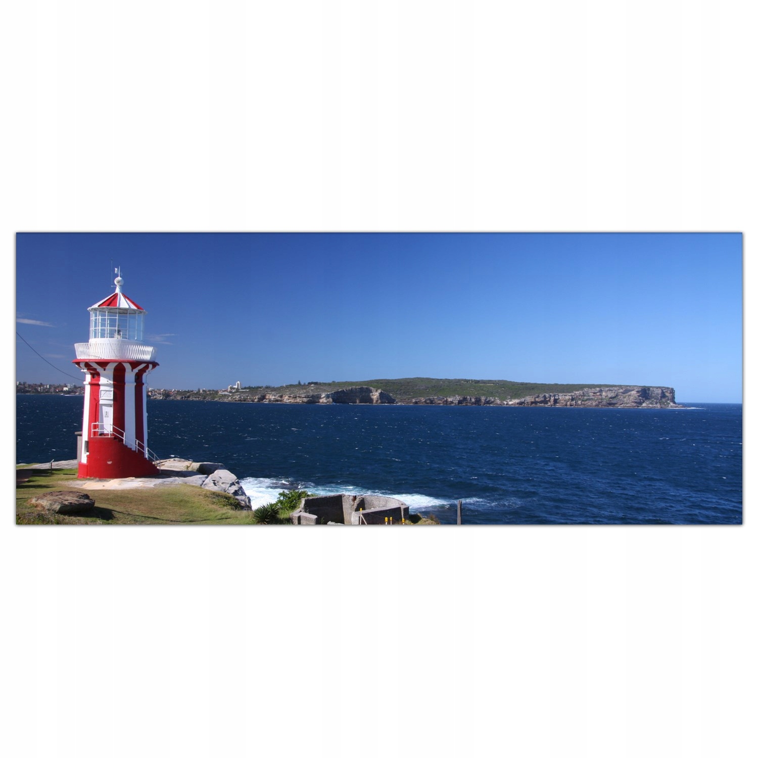 

Obraz na szkle Foto Latarnia Morska Morze 125x50
