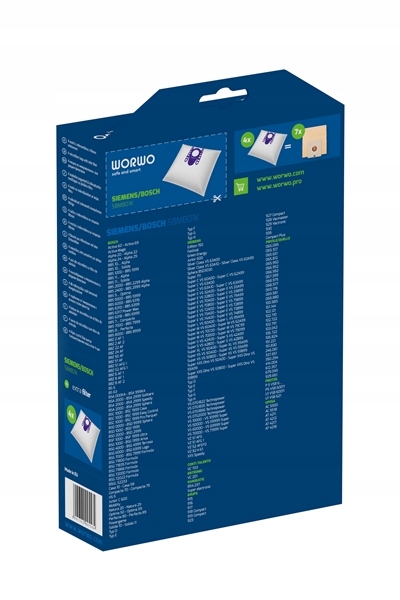 12x WORKI DO ODKURZACZA BOSCH SERIE 2 VBBS07Z2V0 Model SBMB01K_x12