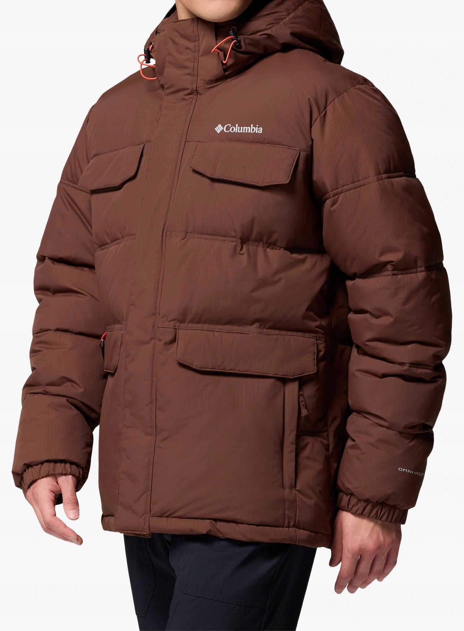 Zateplená bunda Columbia Landroamer Puffer Jacket tobacco S