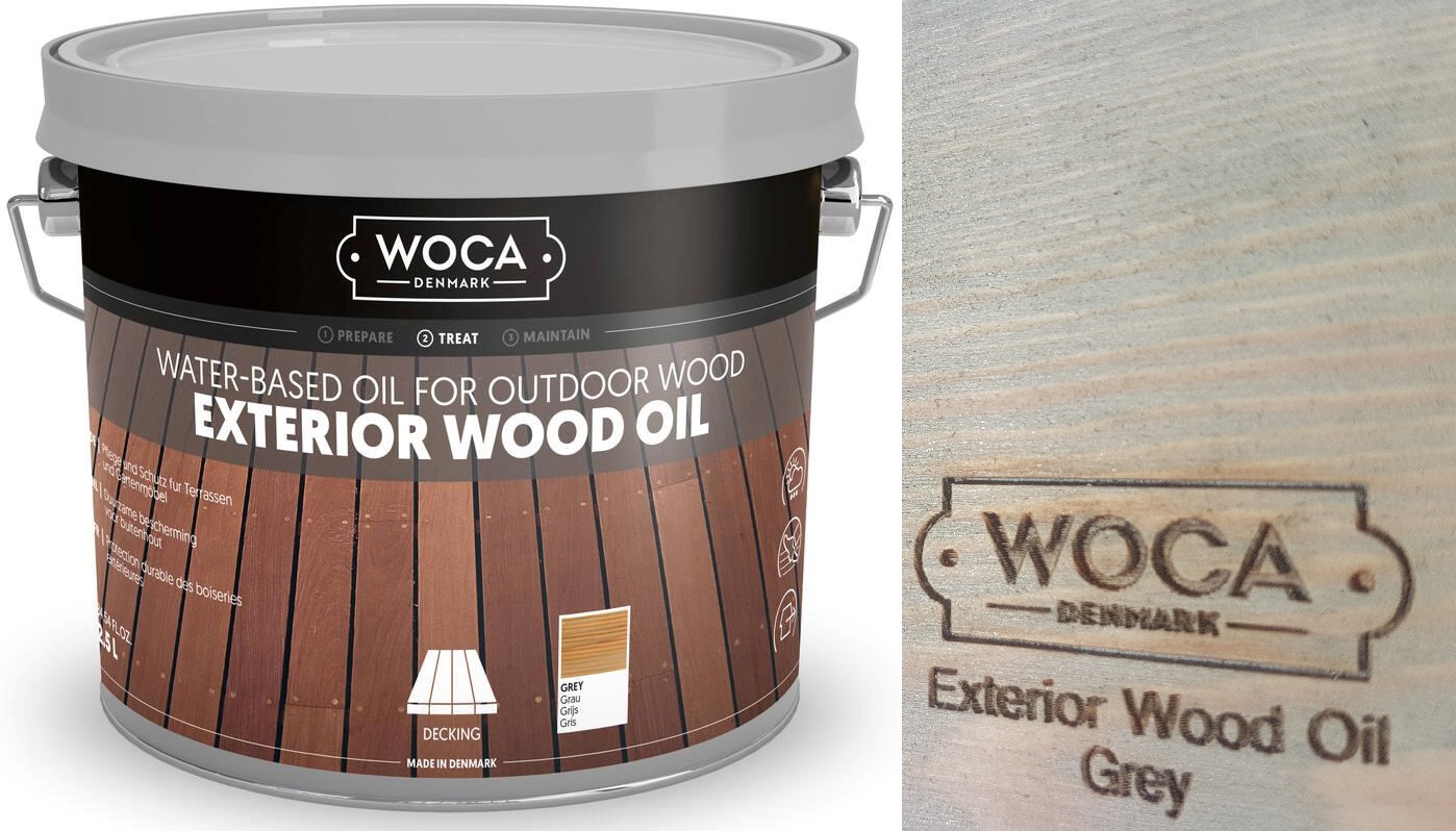 Woca Exterior Oil Grey 2,5L olej do tarasów (617961A) • Cena, Opinie