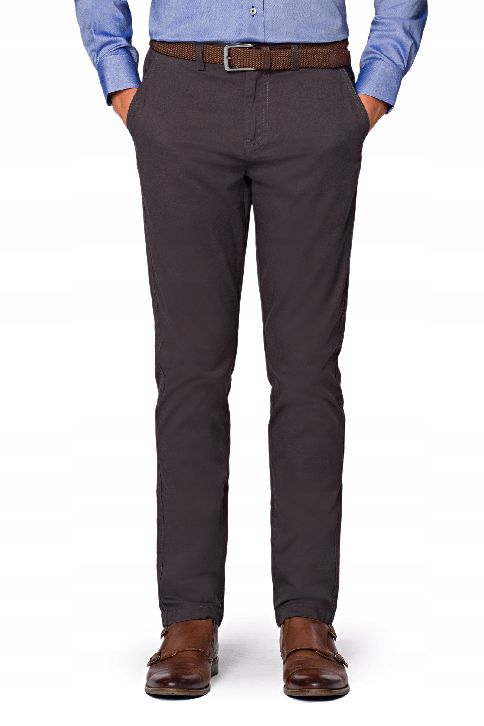 

Spodnie Szare Chino Lancerto Nestor W35/L32