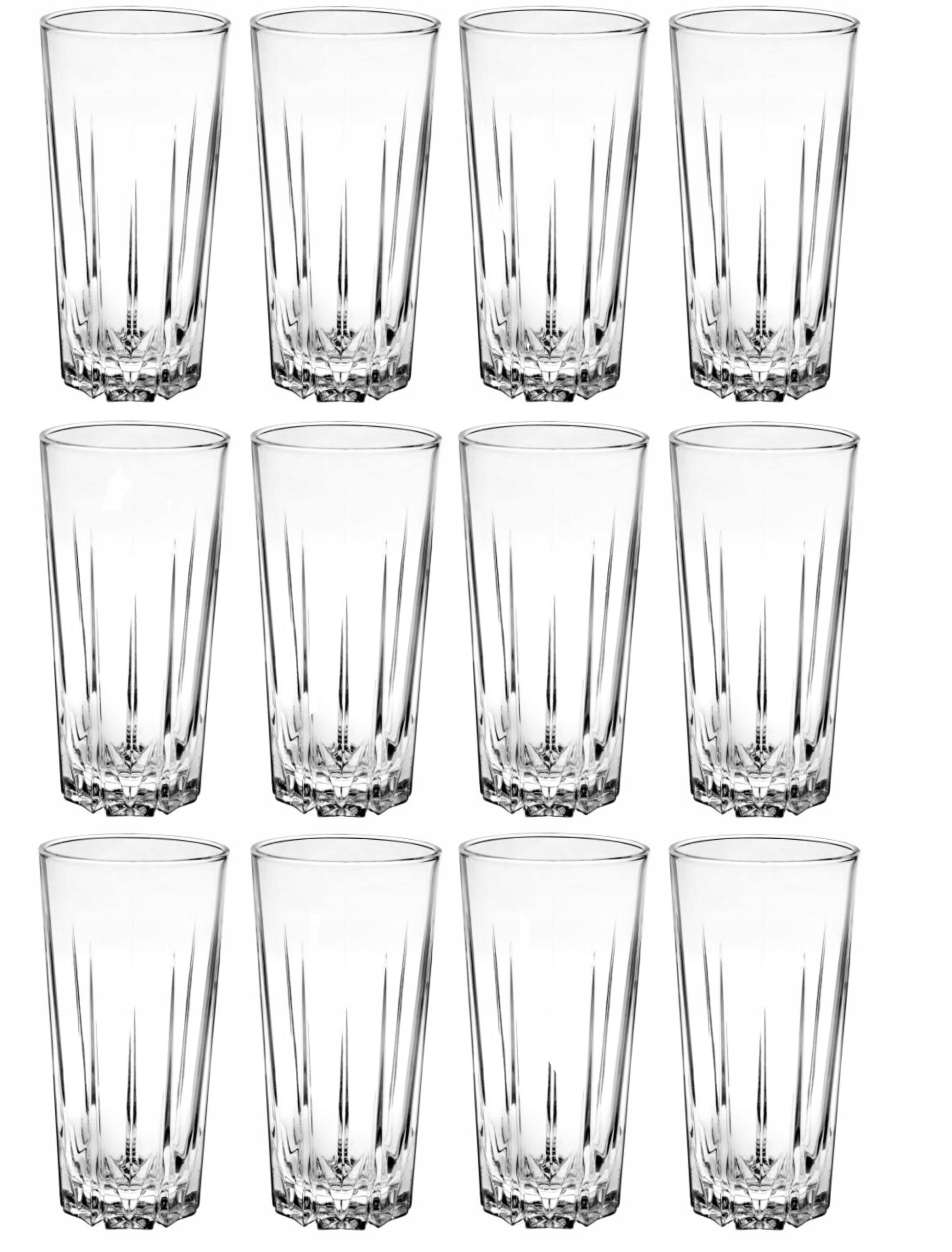 

Szklanki do Drinków soku Wody long drink 330ml x12