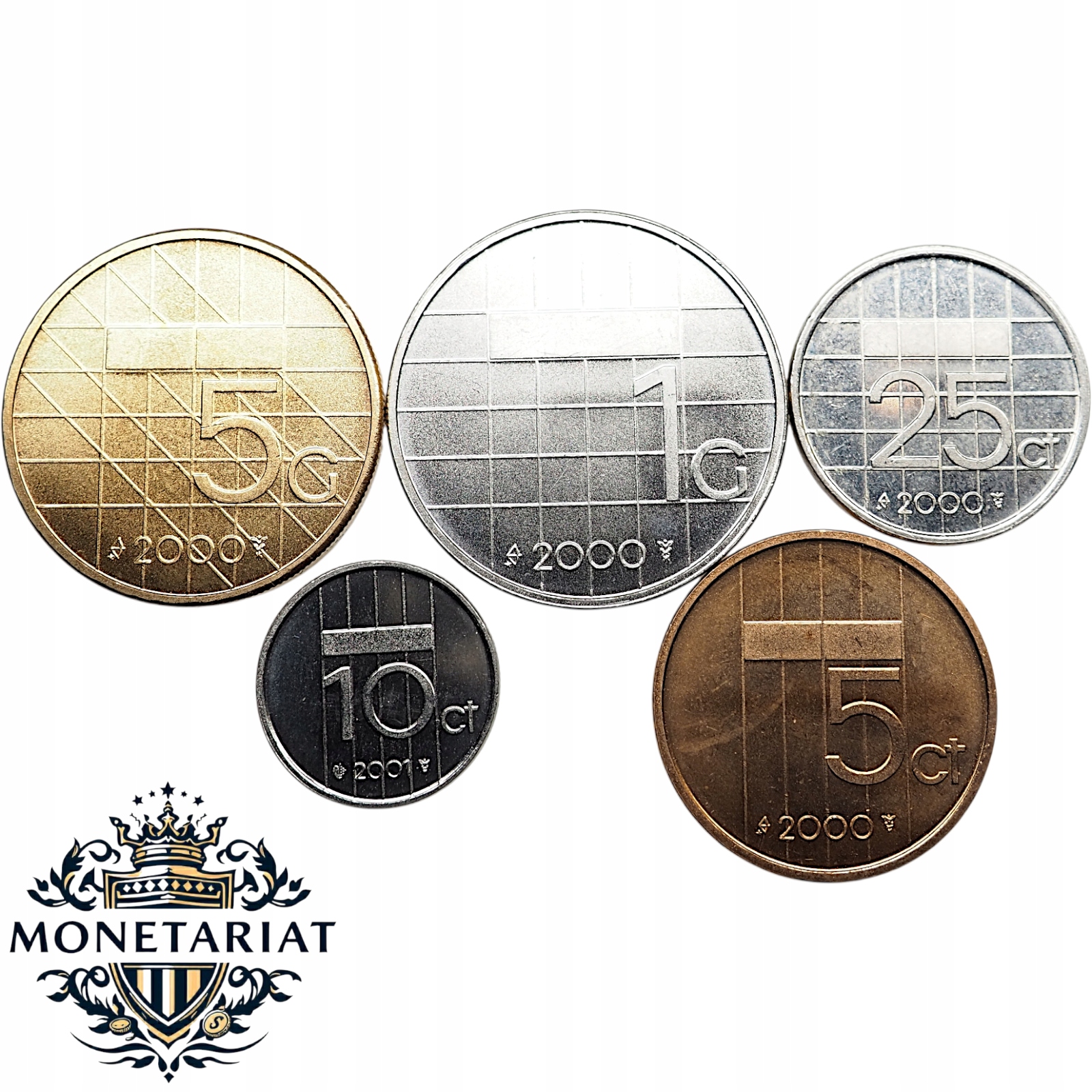 ZESTAW MONET - ROCZNIK 2000 - HOLANDIA