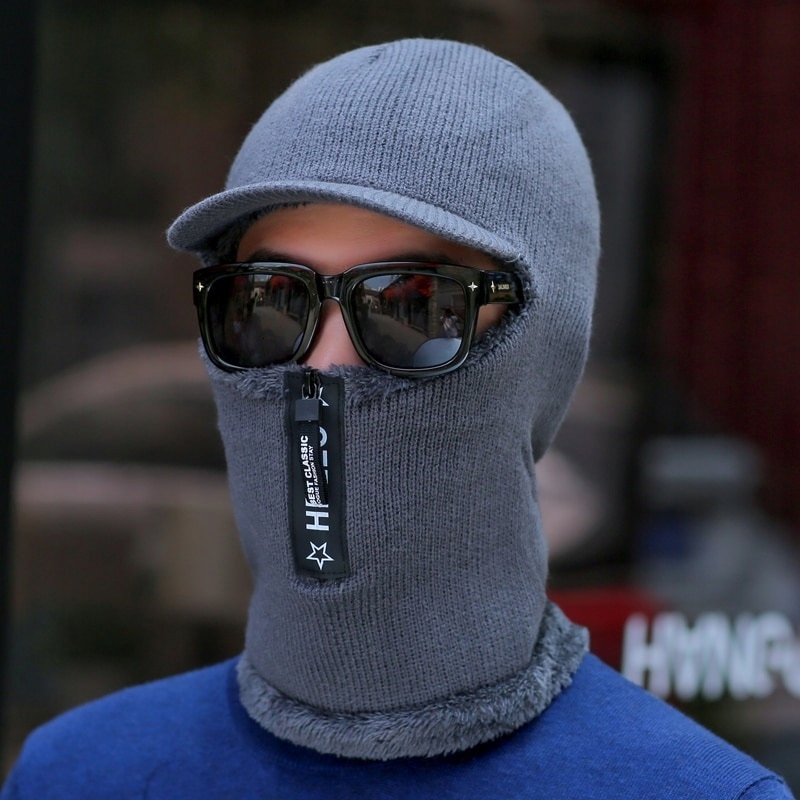 ZIMOWA rozpinana kominiarka męska CZAPKA (A300) Rodzaj inny