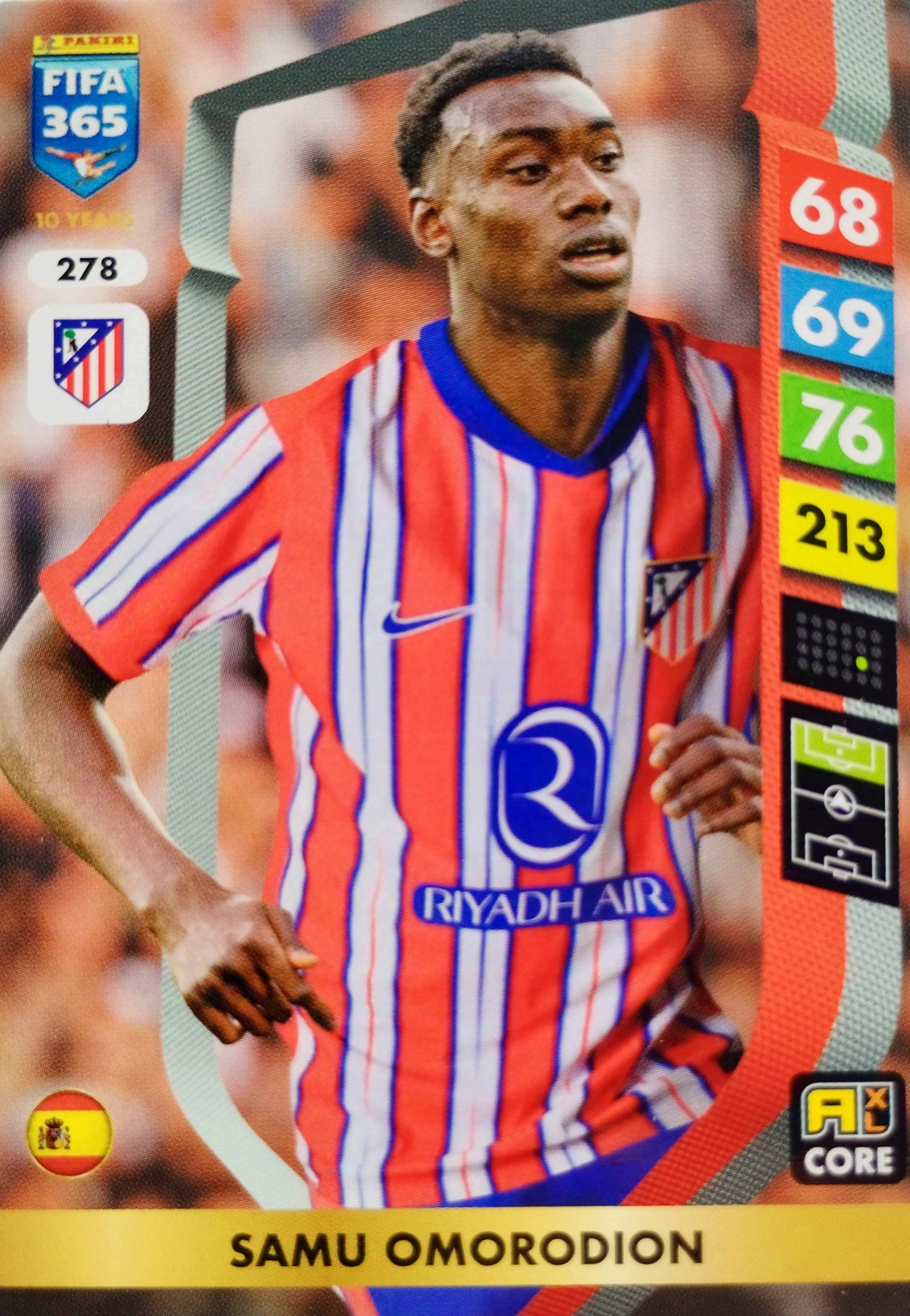 Panini Fifa 365 2025 Core 278 Samu Omorodion Atletico Madryt